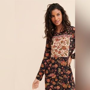 Kachel mixed print Midi dress Size 4